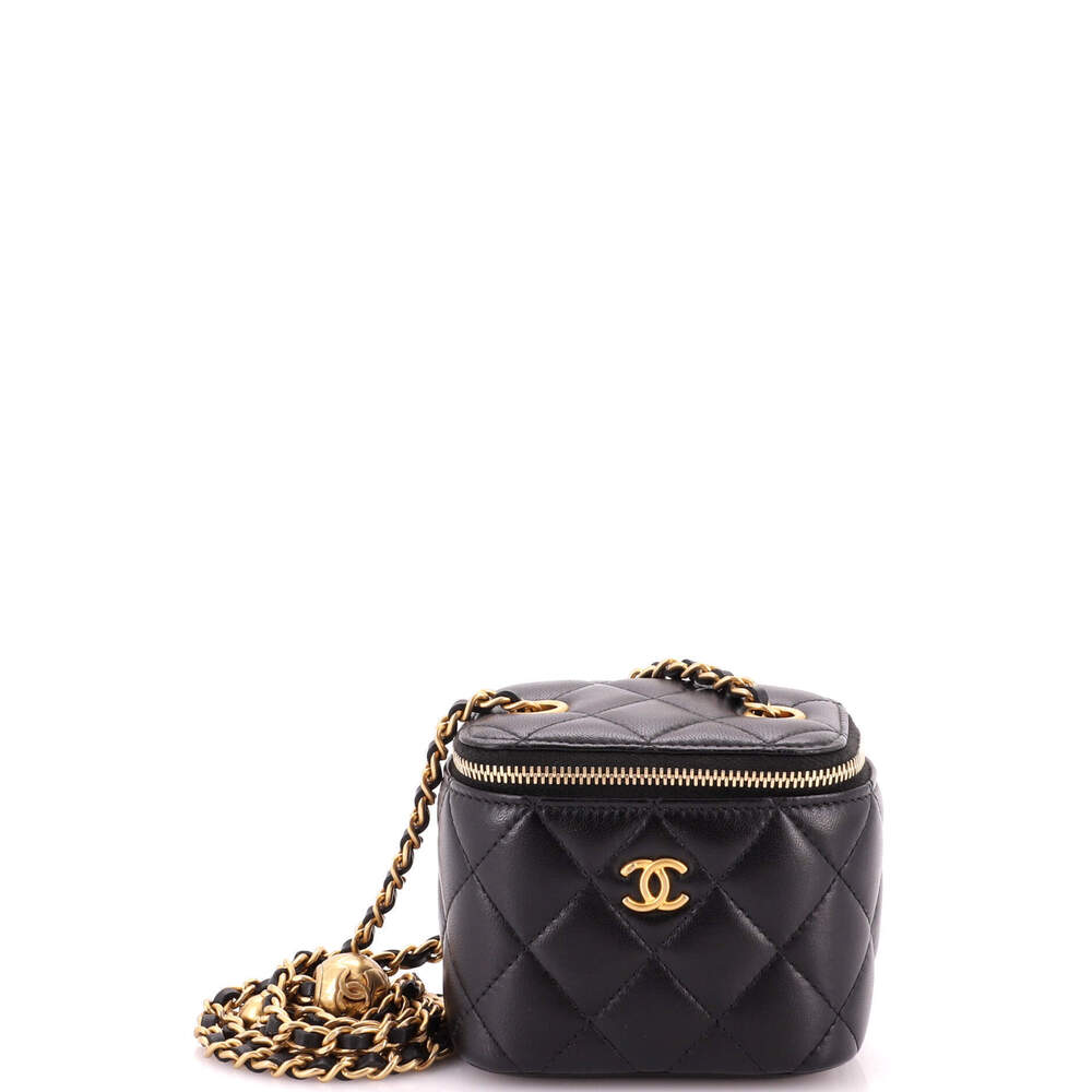 Chanel Mini Pearl Crush Vanity Case with Chain